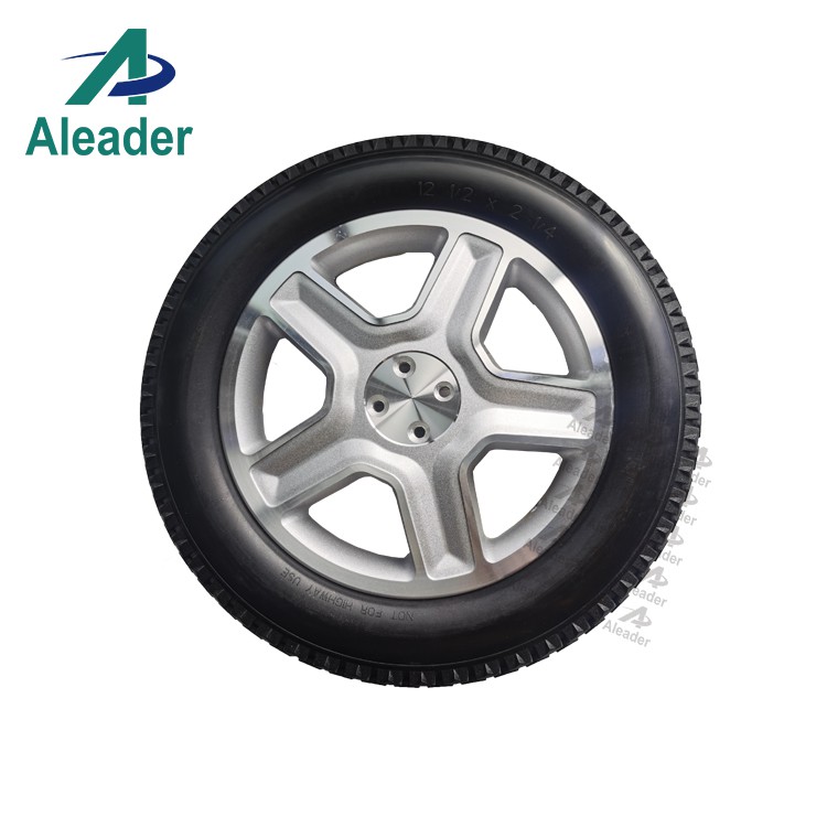 solid aluminum wheels