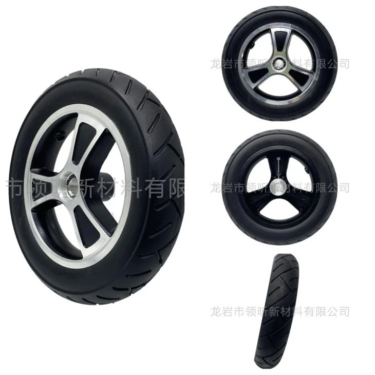 10x2 Solid Polyurethane Tires And Wheels high quality