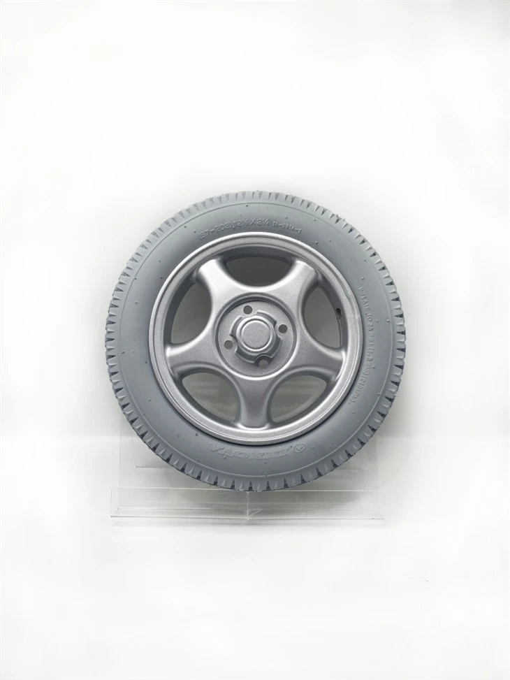 12.5 Inch PU Filled Rubber Solid Wheels