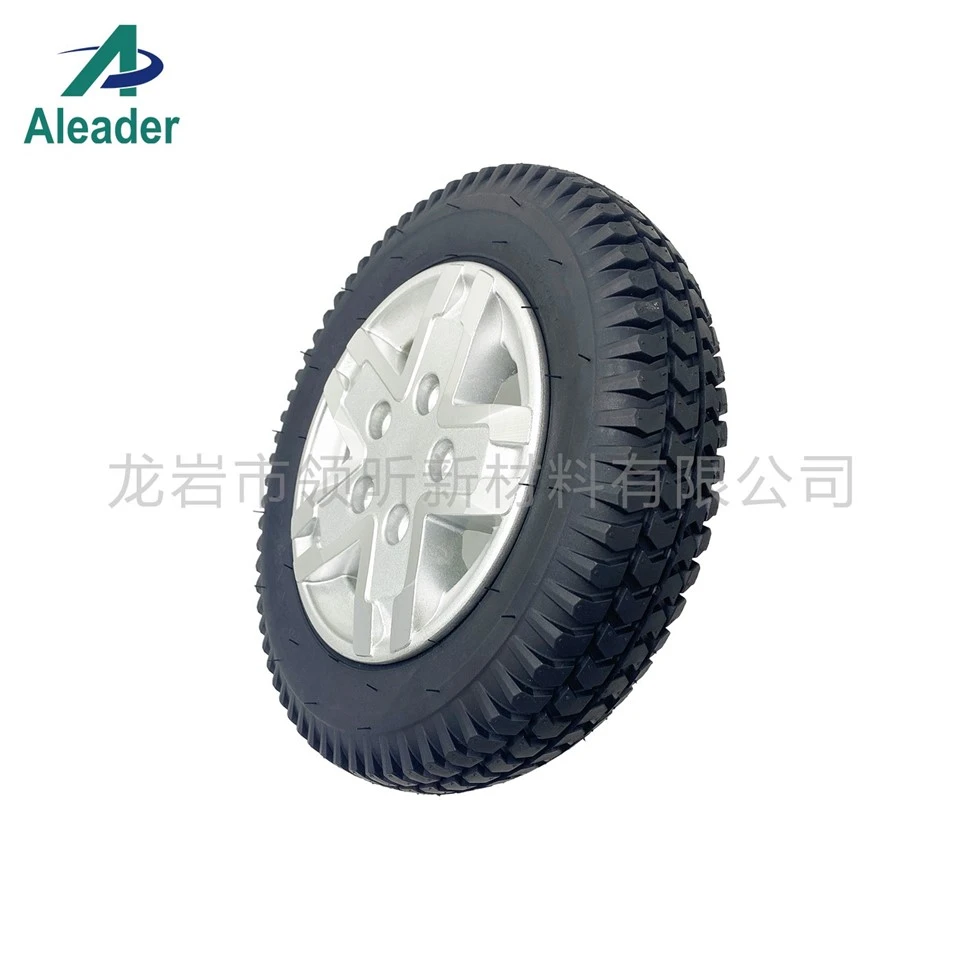 14 Inch PU Filled Solid Rubber Wheels For Electric Wheelchairs factory