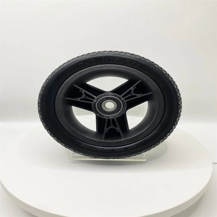 7x2 Solid Polyurethane Tires And Wheels factory