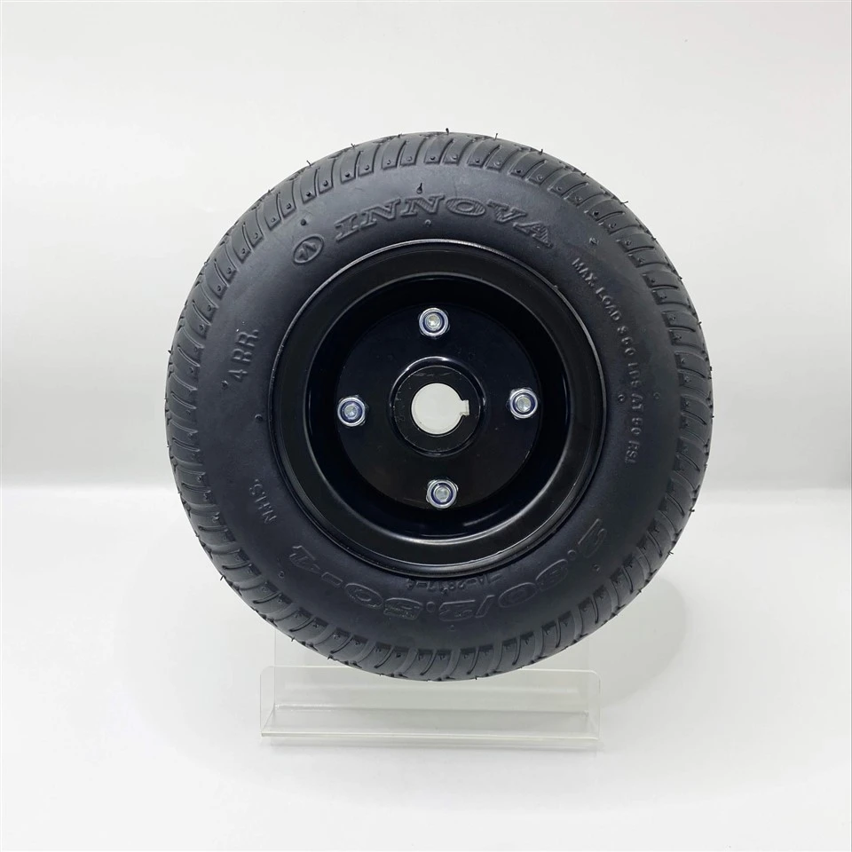 9‑Inch PU‑Filled Rubber Solid Wheels For Wheelchair & Mobility Scooter suppliers