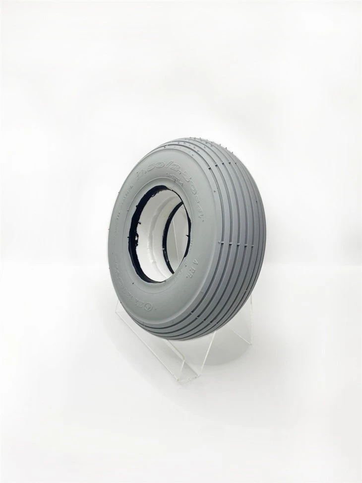9 Inch PU Filled Rubber Tyres‑Puncture‑proof For Wheelchair & Mobility Equipment suppliers