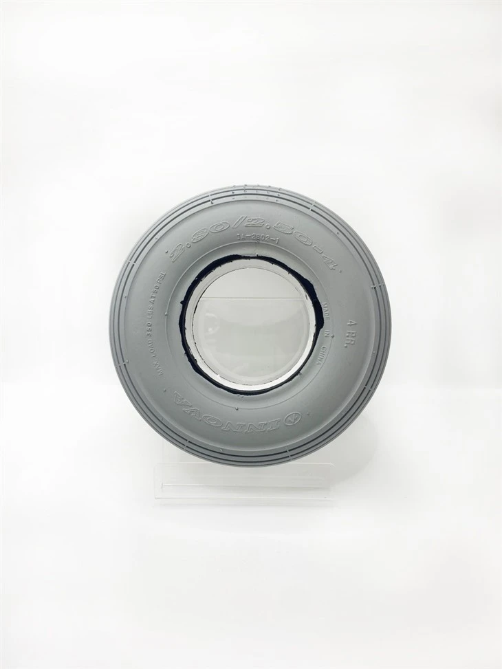 9 Inch PU Filled Rubber Tyres‑Puncture‑proof For Wheelchair & Mobility Equipment manufacturers