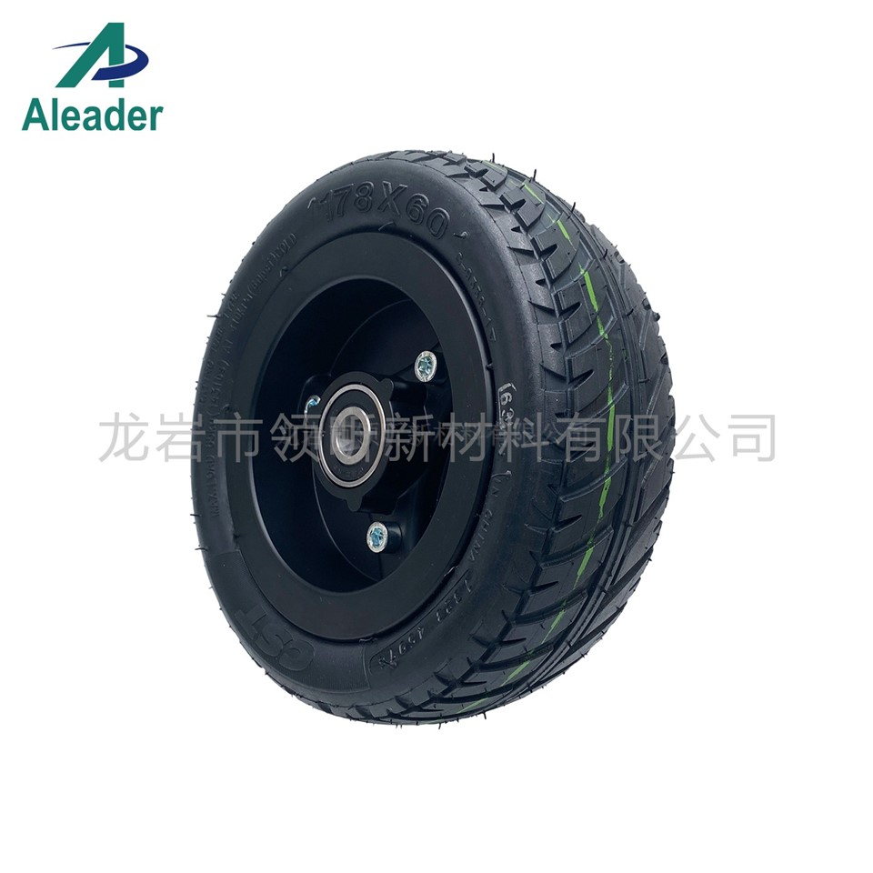 Cheng Shin Tyre 7inch PU Filled Rubber Wheel suppliers