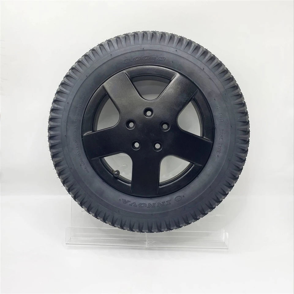 Never Flat Again 14 Inch PU Solid Rear Wheel Set For Electric Wheelchairs No Air No Spills Smooth Ride manufacturers