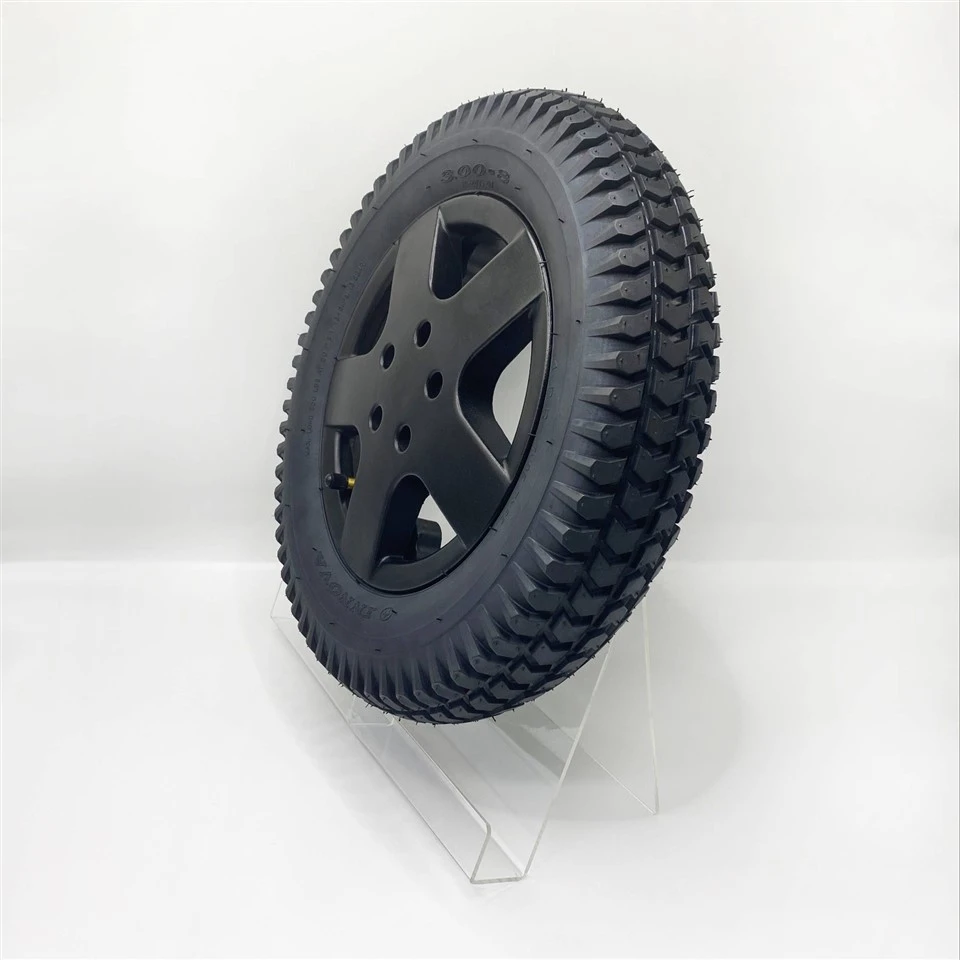 Never Flat Again 14 Inch PU Solid Rear Wheel Set For Electric Wheelchairs No Air No Spills Smooth Ride suppliers