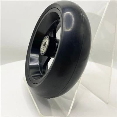 5 Inch PU Solid Caster Tires For Wheelchair Front Wheels