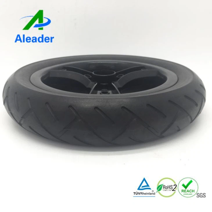 12 Inch PU Solid Stroller Wheels
