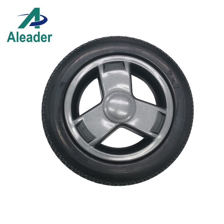 Solid Polyurethane Tires And Wheels For Mobility Scooters 7 Inch